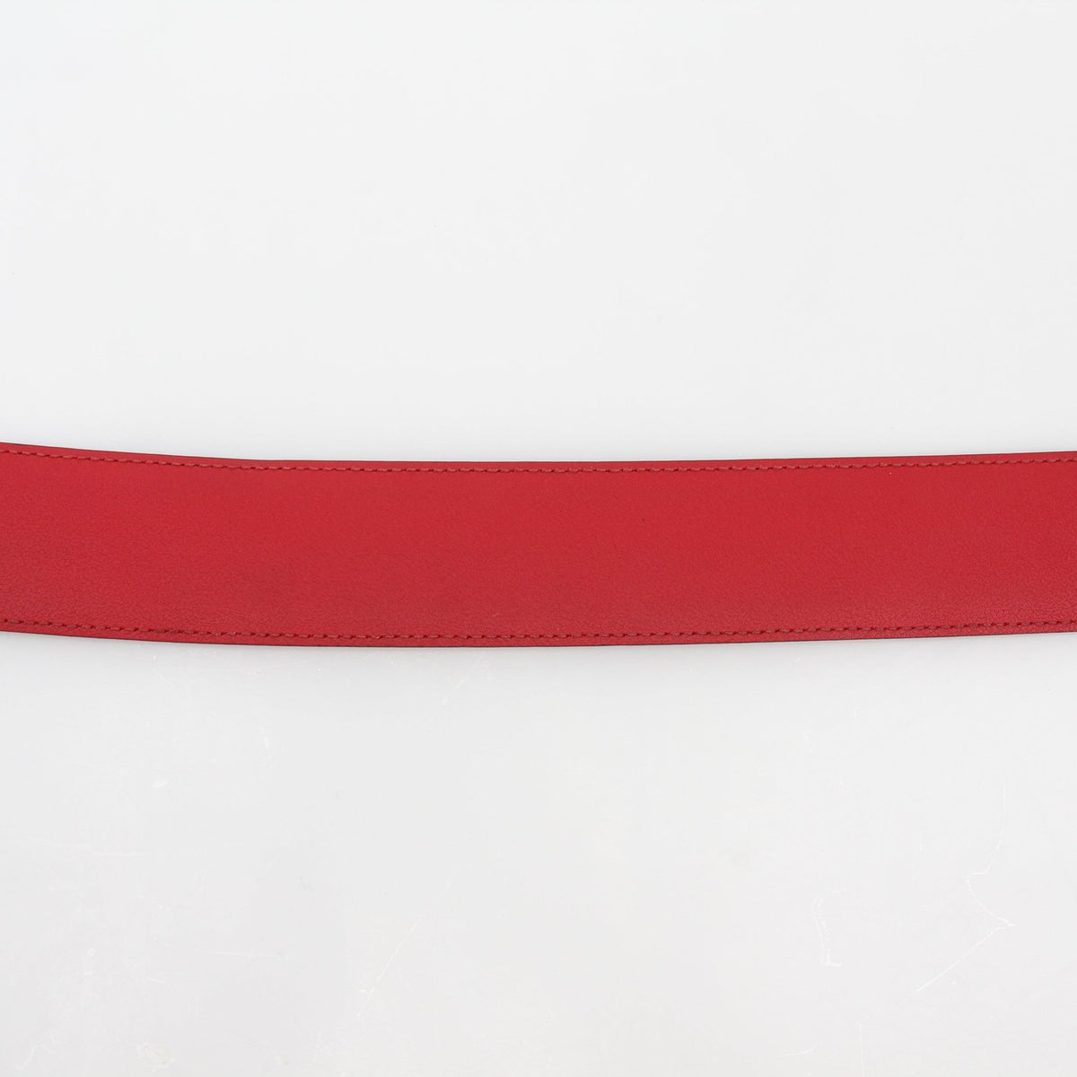 Gucci Red Guccissima Interlocking G Belt