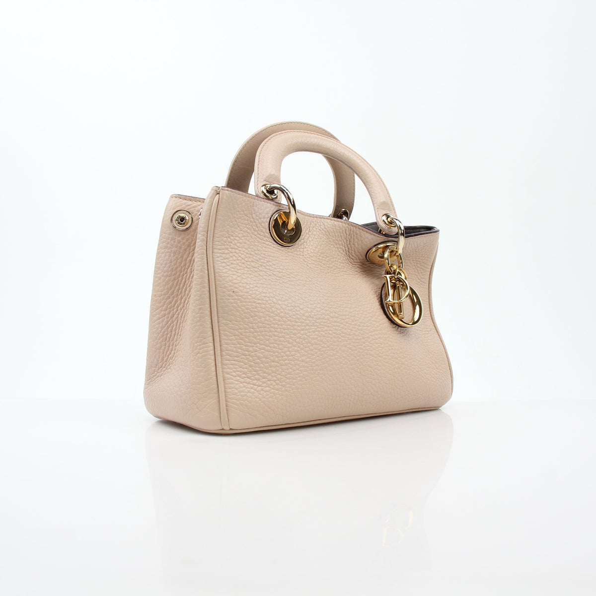 Christian Dior Beige Diorissimo Mini Tote Bag