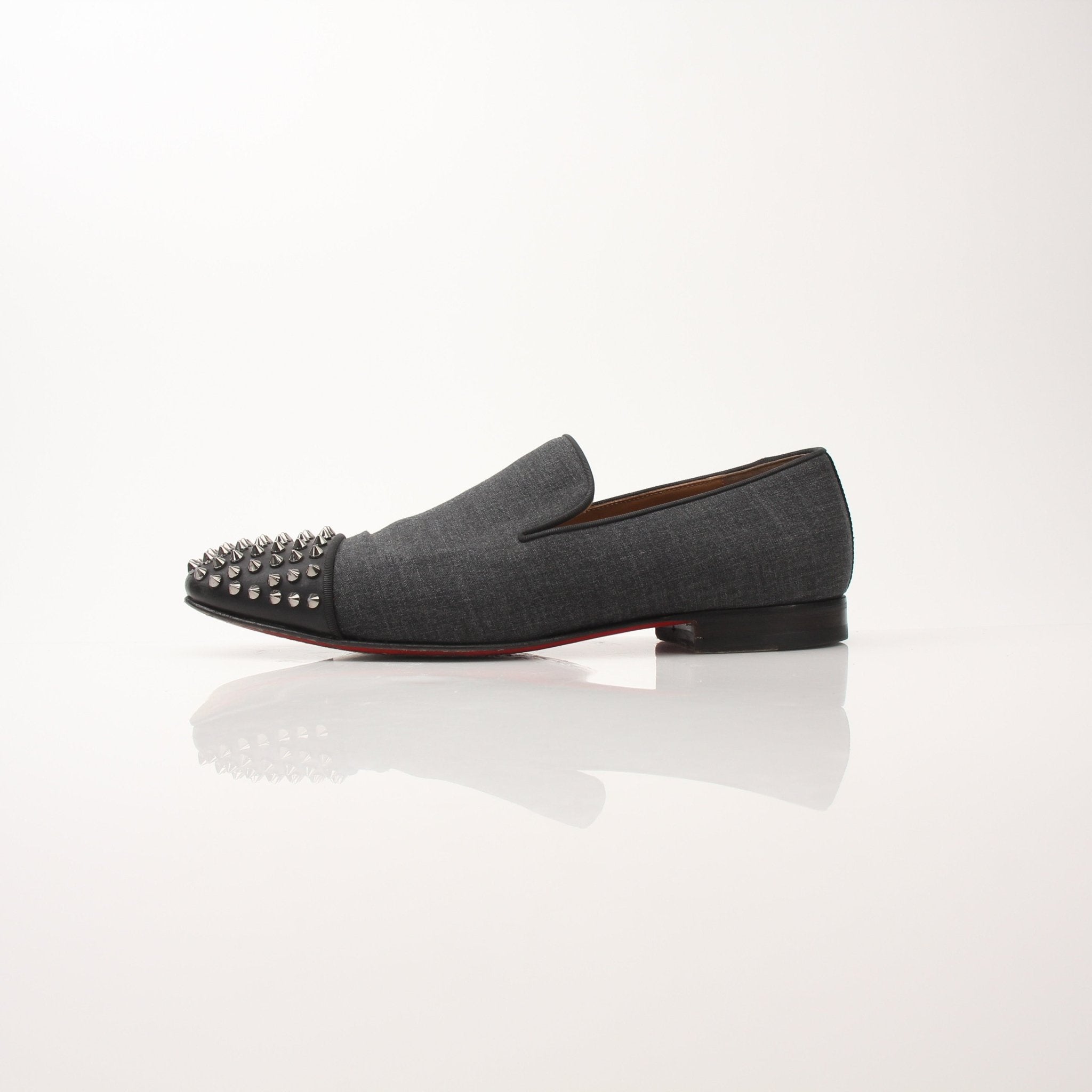 Christian Louboutin Men's Spooky Spike Flat Loafers – Gold & Beyond