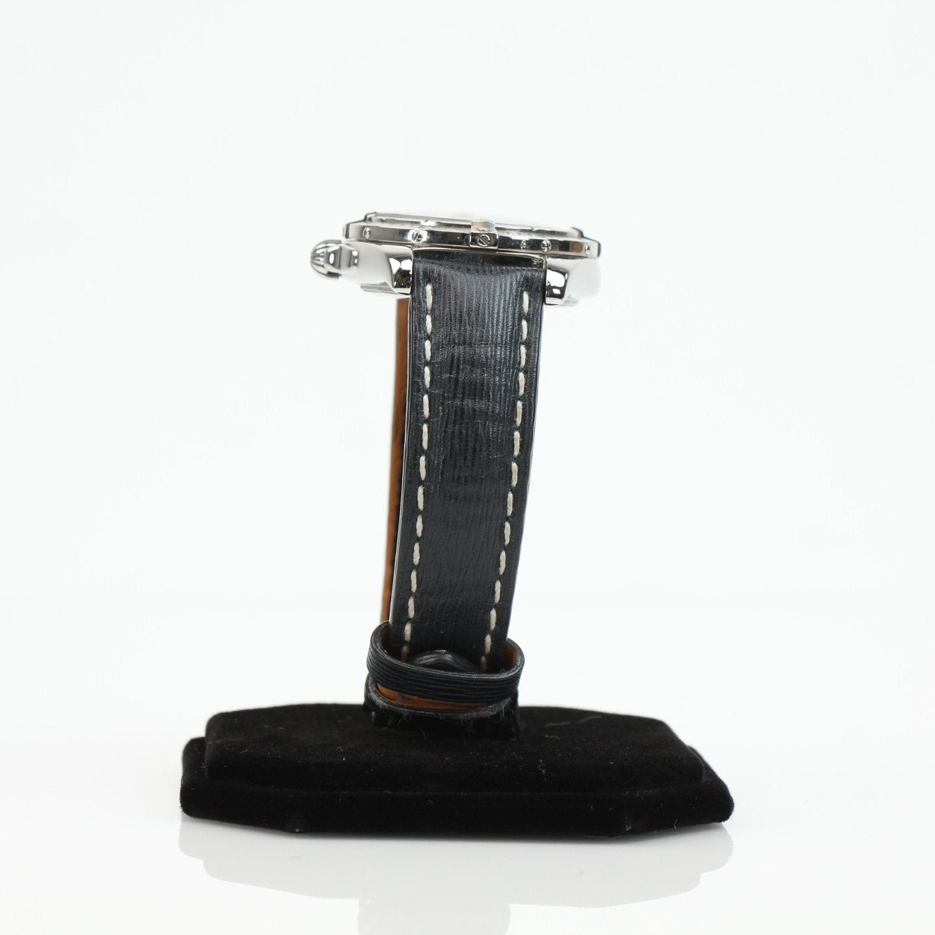 Gold & Beyond Breitling Galactic 41 watch with stainless steel case, black dial, and silver hour markers.