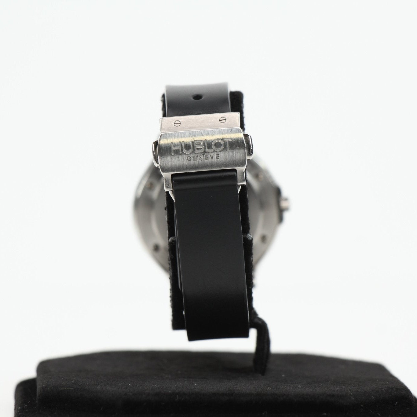 Hublot Classic Fusion GTS Diamond Watch with gold case and diamond accents, showcasing elegant luxury watch design.