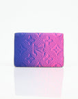 Louis Vuitton Pocket Organizer wallet in gradient monogram leather, showcasing elegant design and unique color blend.