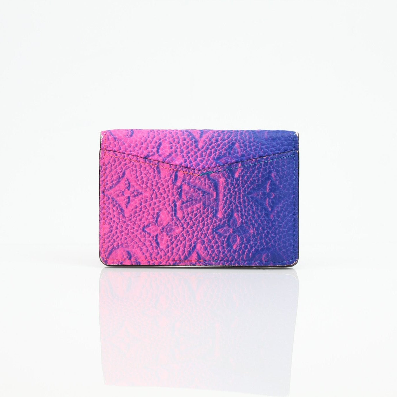 Louis Vuitton gradient pocket organizer card holder by Gold & Beyond with multiple card slots and sleek design.