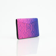 Gold & Beyond Louis Vuitton gradient leather card holder with pocket organizer and multiple card slots.