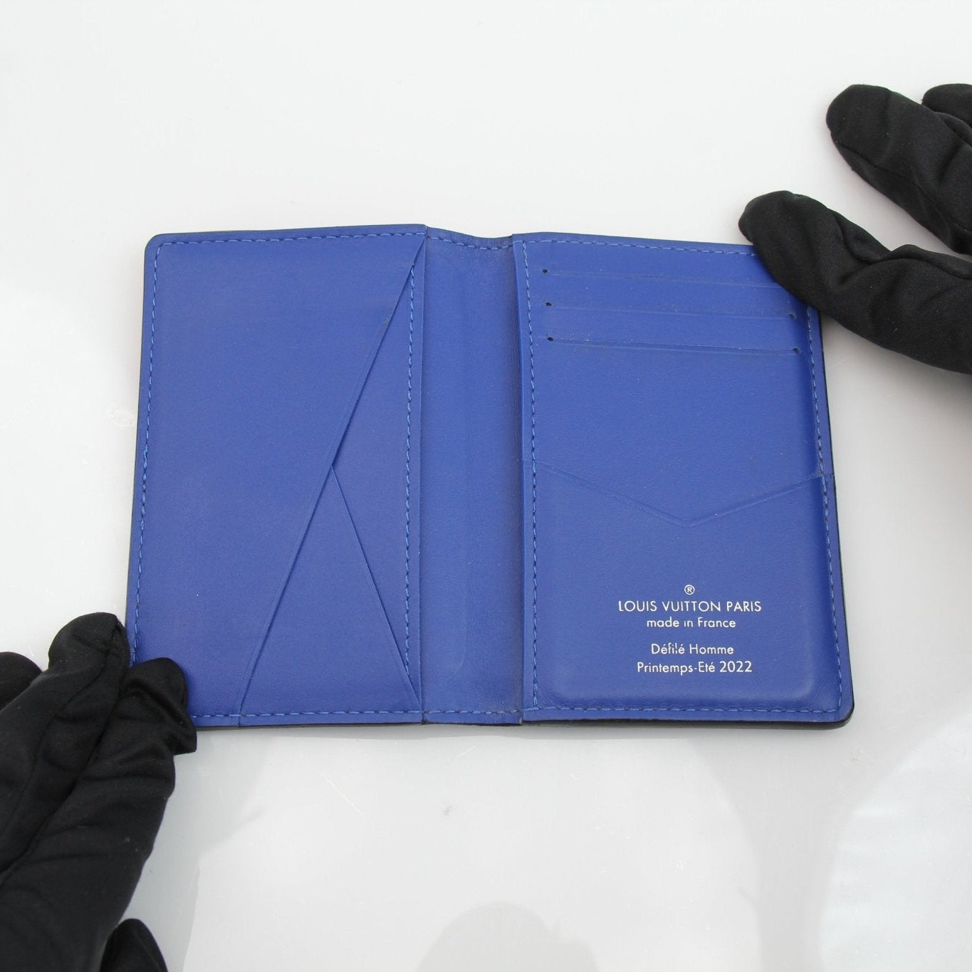 Louis Vuitton gradient pocket organizer card holder by Gold & Beyond, featuring multiple card slots and a sleek design.