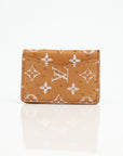 Louis Vuitton Monogram Leather Pocket Organizer wallet showcasing elegant design and classic logo detail.