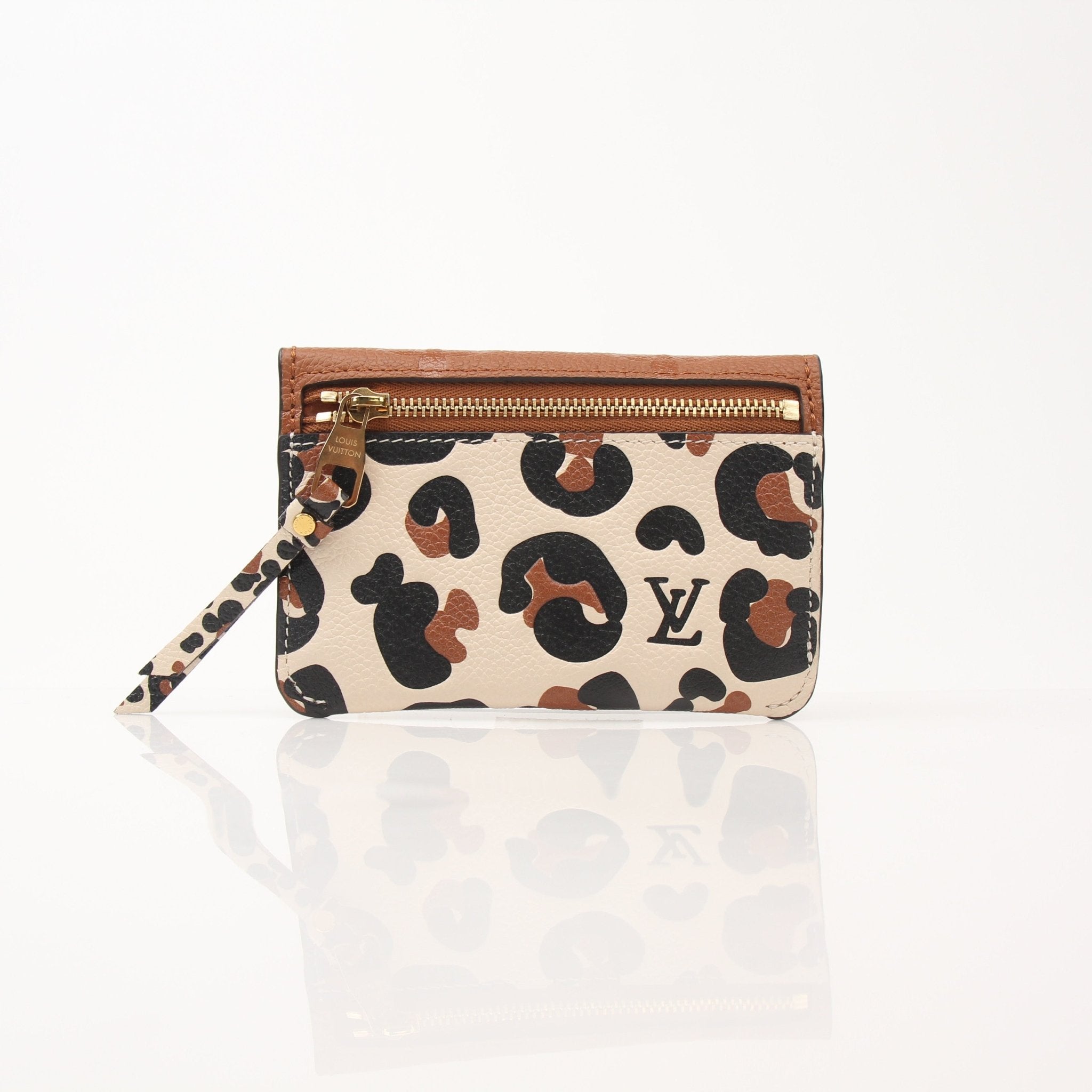 Louis Vuitton Wild at Heart wallet by Gold & Beyond, featuring vibrant pattern, leather accents, and multiple card slots.