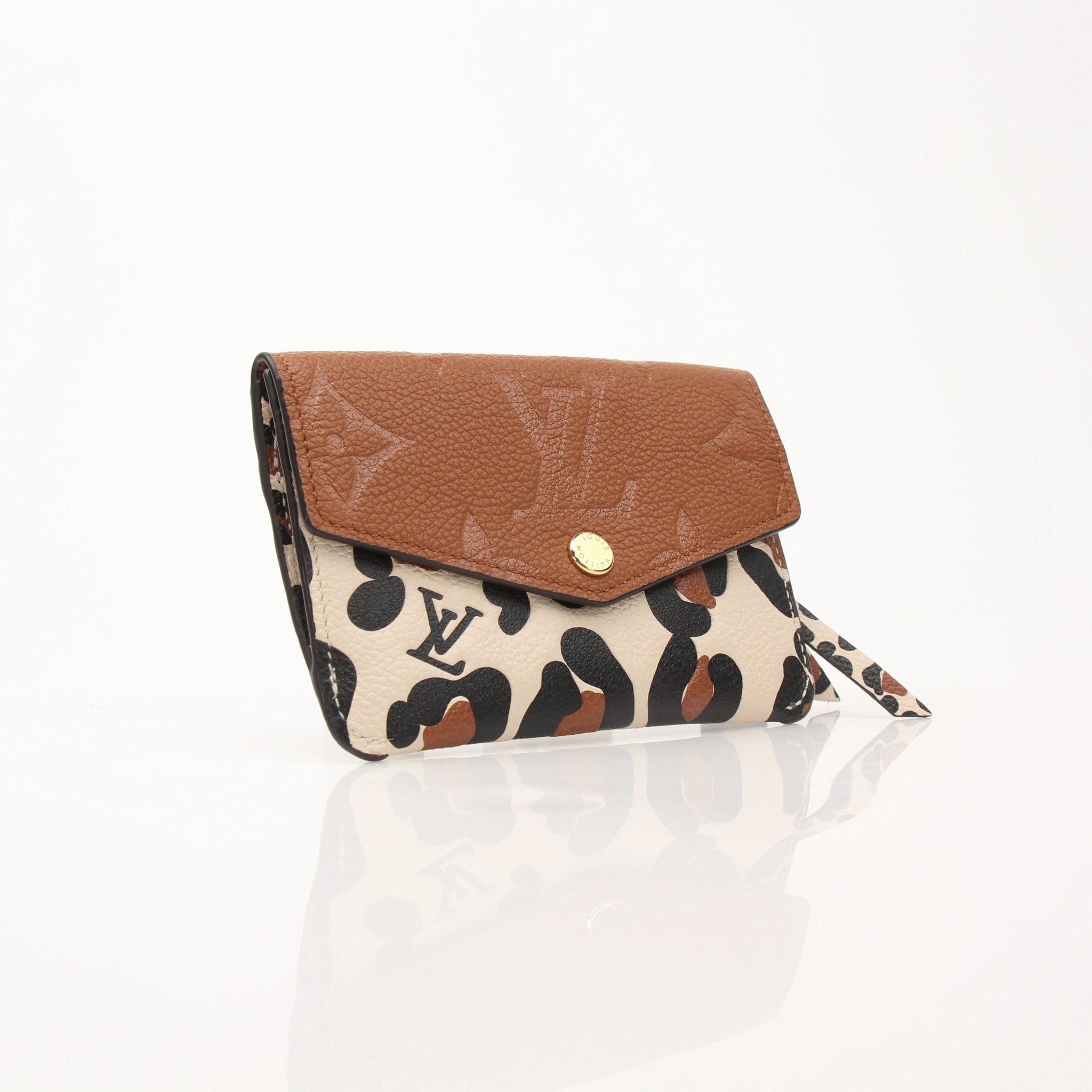 Louis Vuitton Wild at Heart wallet by Gold & Beyond, featuring colorful signature print and multiple card slots.
