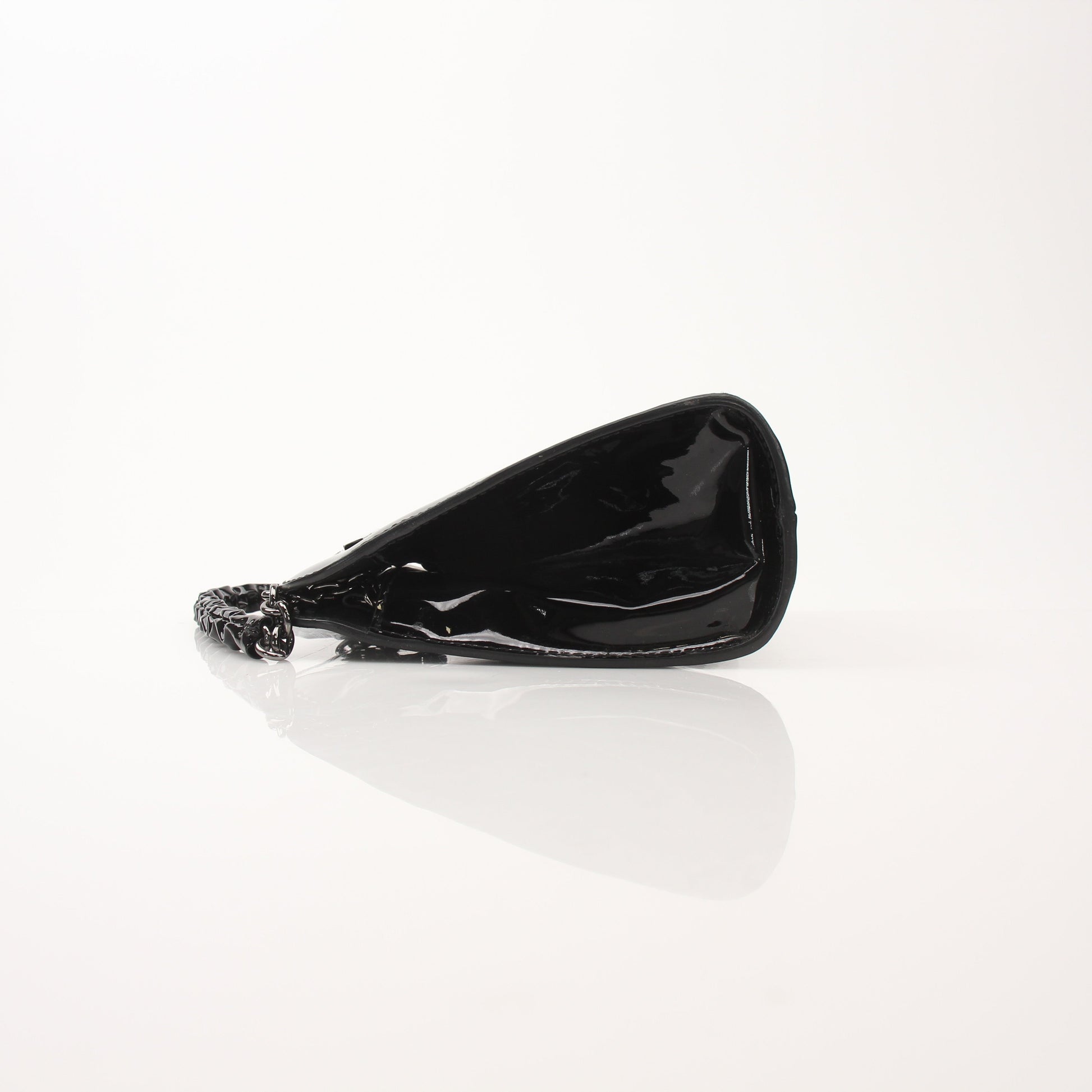 Gold & Beyond Tom Ford Black Cosmo handbag with sleek design and gold hardware, stylish accessory for elegant outfits.