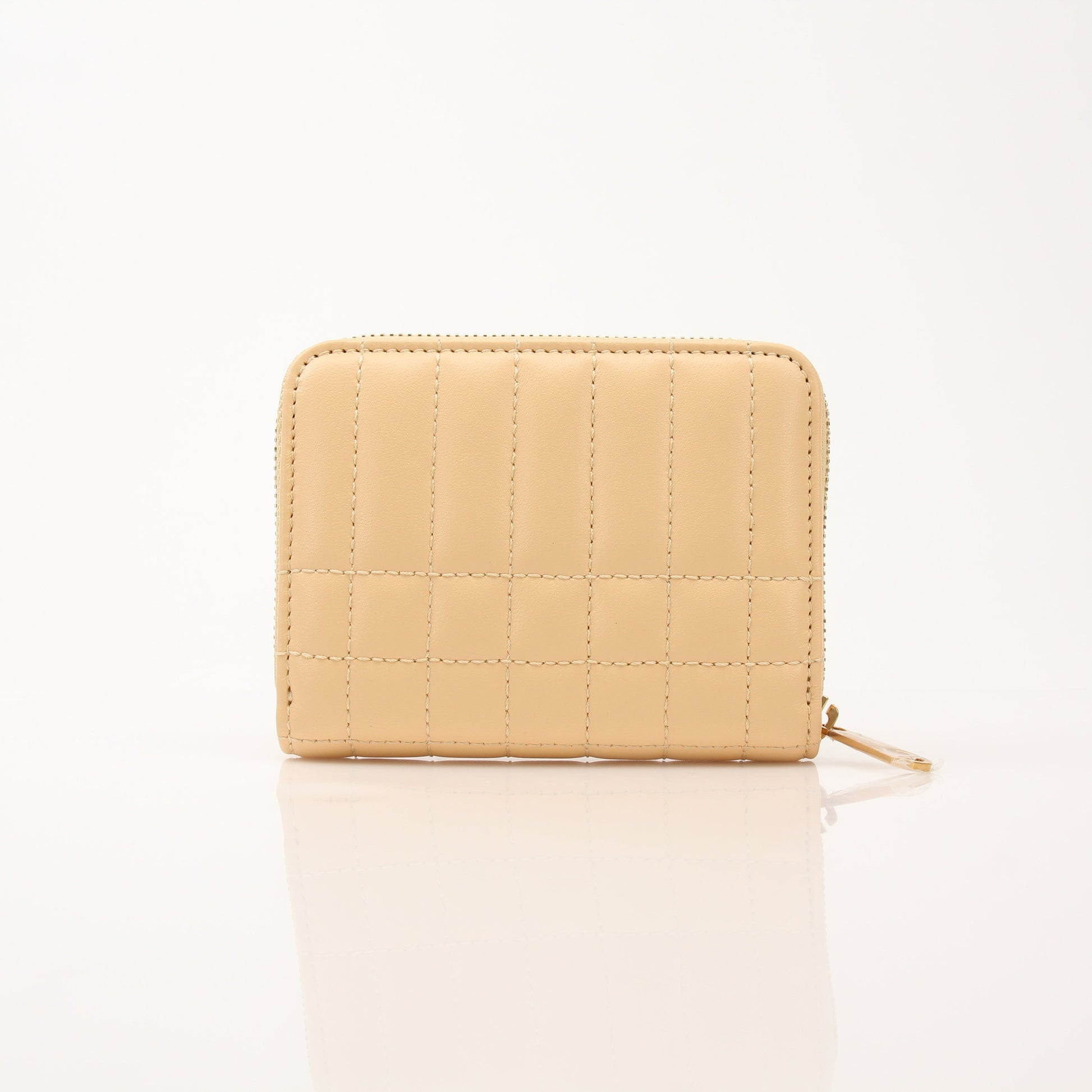 Gold & Beyond Burberry Lola Mini Wallet with gold-tone accents, compact leather design and detailed stitching.