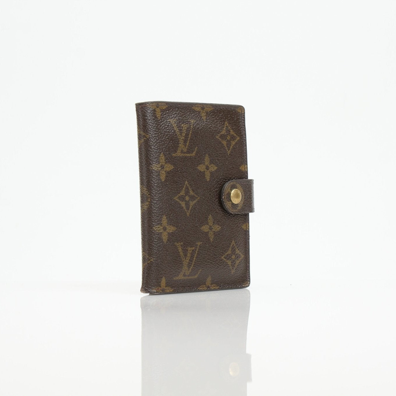 Louis Vuitton Monogram Agenda Cover wallet by Gold & Beyond, featuring classic monogram design and compact wallet style.