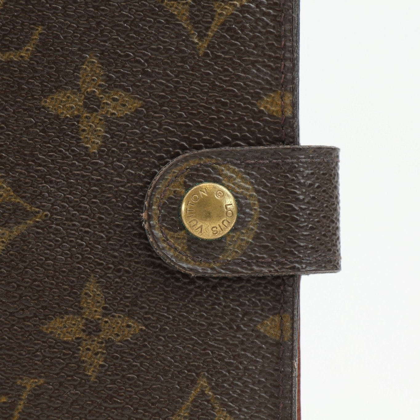 Louis Vuitton Monogram Agenda Cover wallet by Gold & Beyond, featuring iconic monogram pattern and compact design.