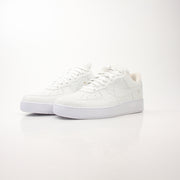 Louis Vuitton x Nike men's Air Force 1 Low sneakers in black with gold accents, featuring signature design details.