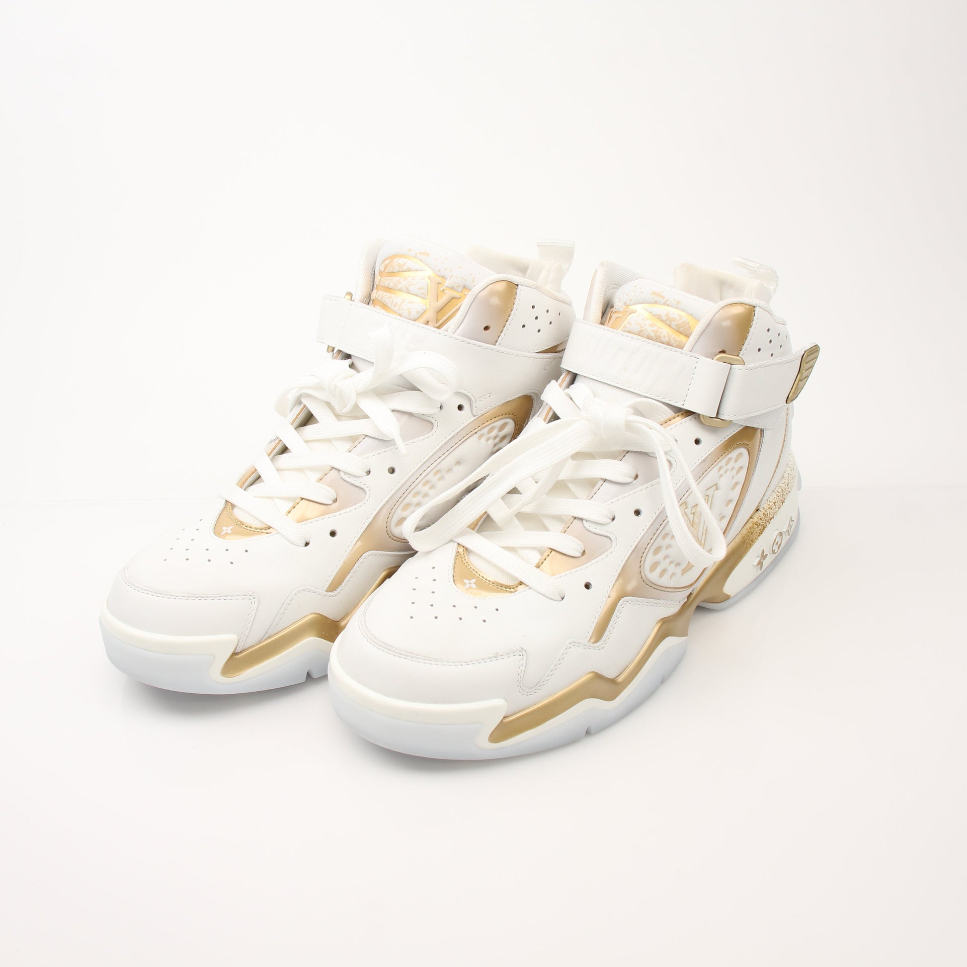 Louis Vuitton Men’s LV Trainer 2 sneakers by Gold & Beyond, stylish shoes with classic design and signature branding.