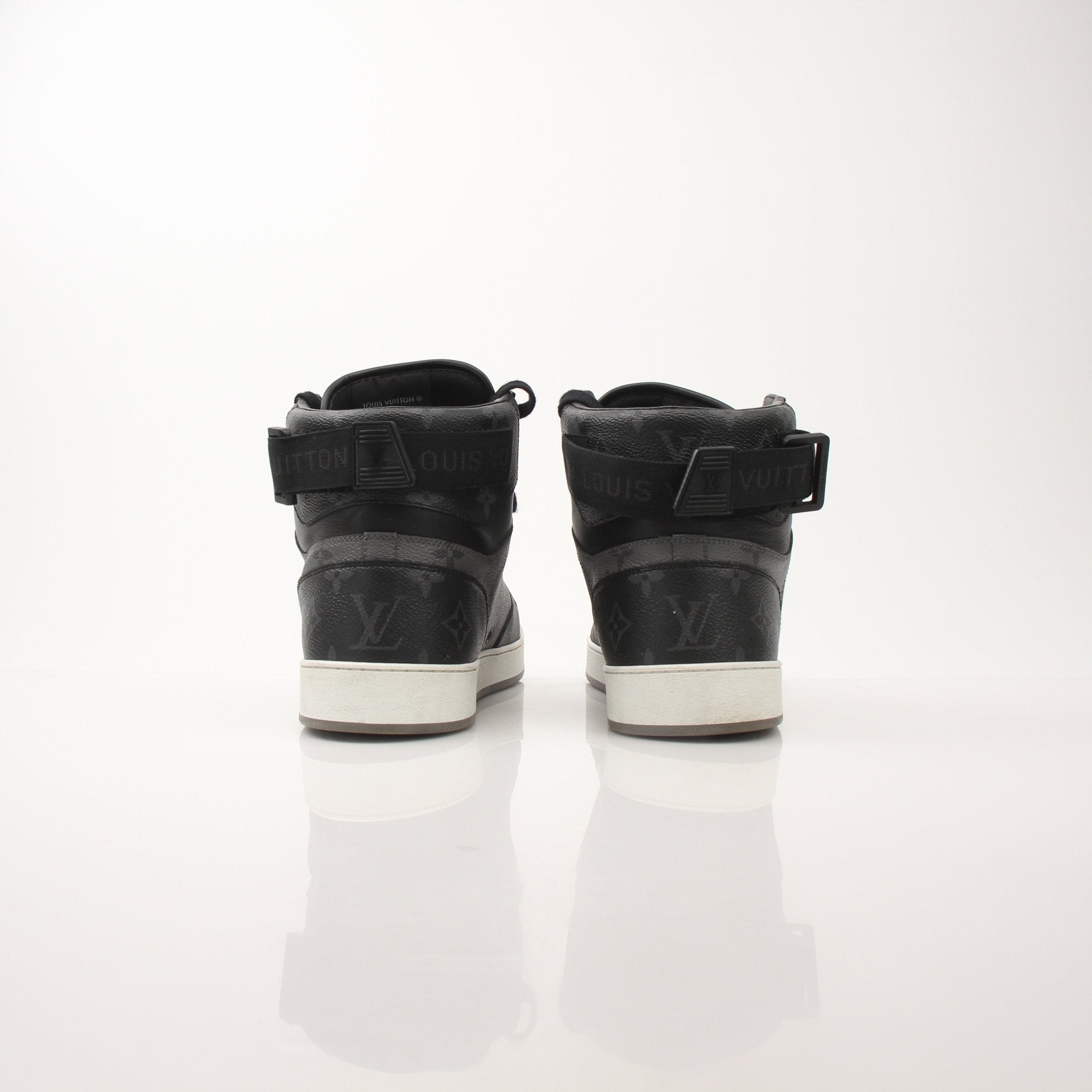 Louis Vuitton Rivoli Trainers by Gold & Beyond, stylish sneakers with sleek design and classic branding, displayed on a plain background.