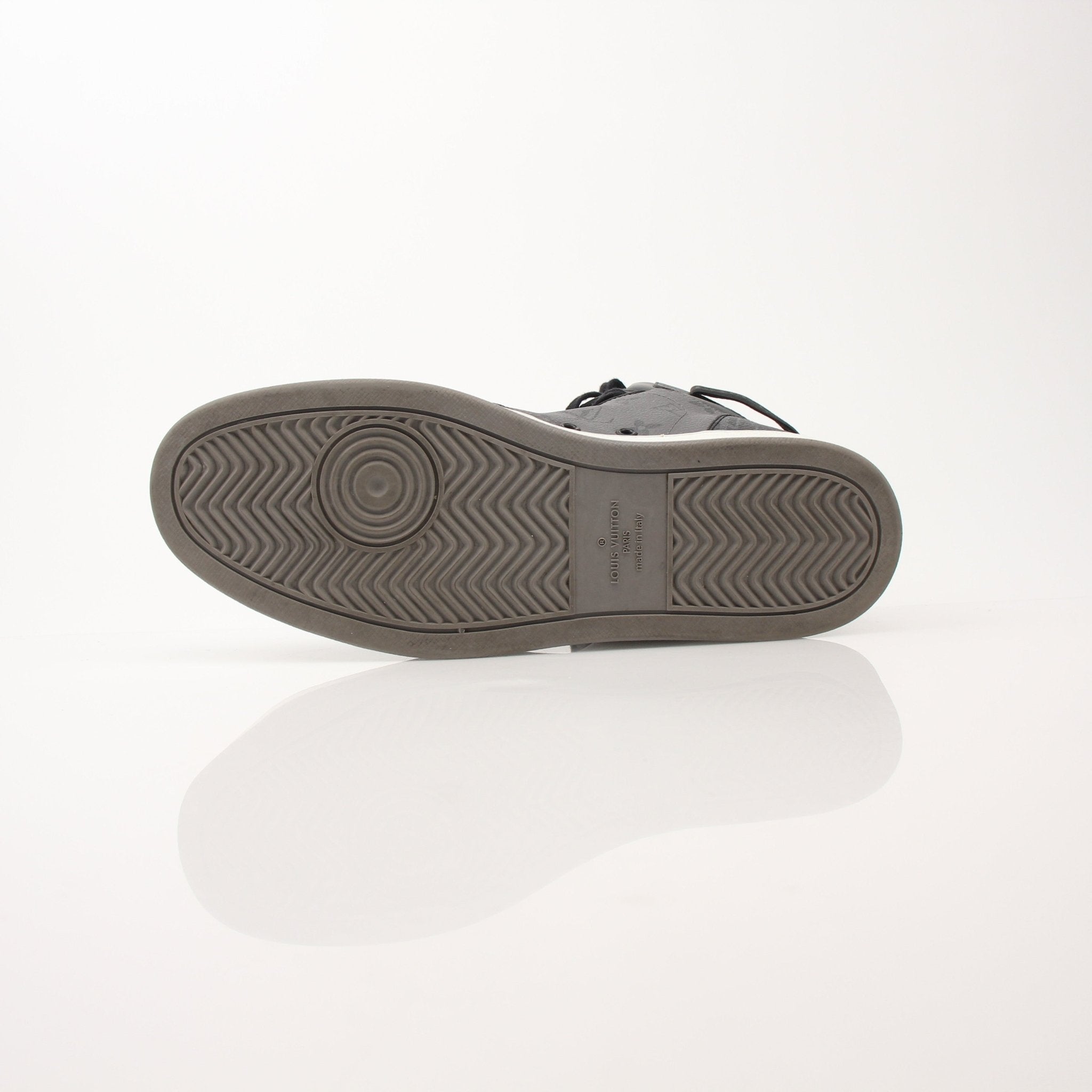 Louis Vuitton Rivoli Trainers shoes by Gold & Beyond, featuring stylish design, white soles, and branded details on the sneakers.