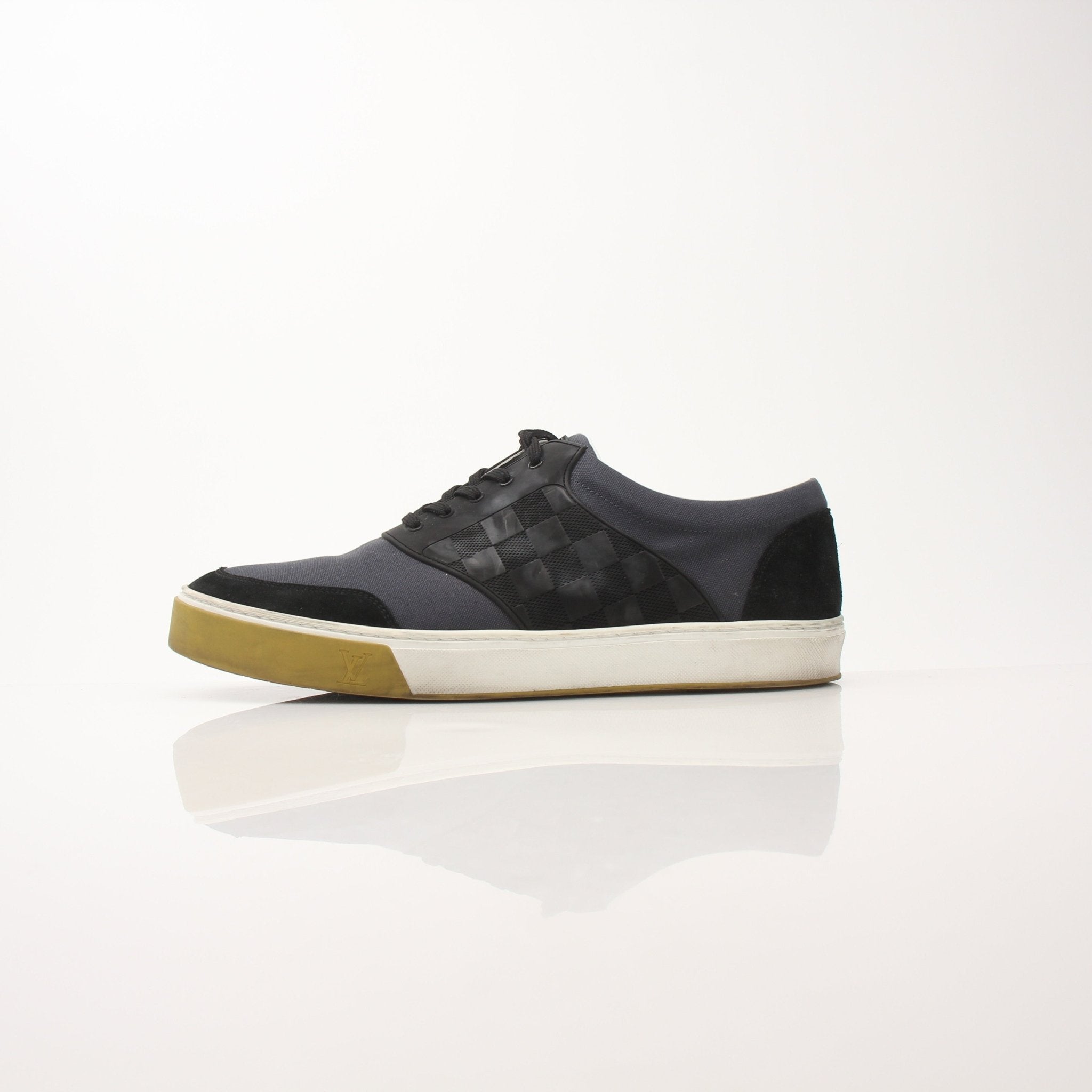 Louis Vuitton Pinball Sneakers by Gold & Beyond, stylish shoes featuring a sleek design and detailed branding.