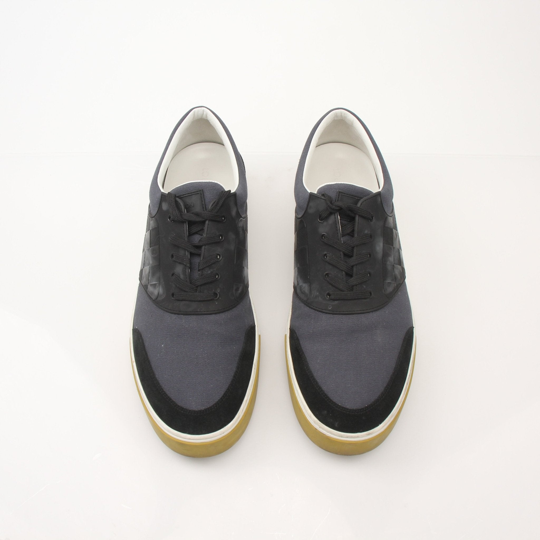 Louis Vuitton Pinball Sneakers by Gold & Beyond, stylish shoes with vibrant design and trendy sneaker features.