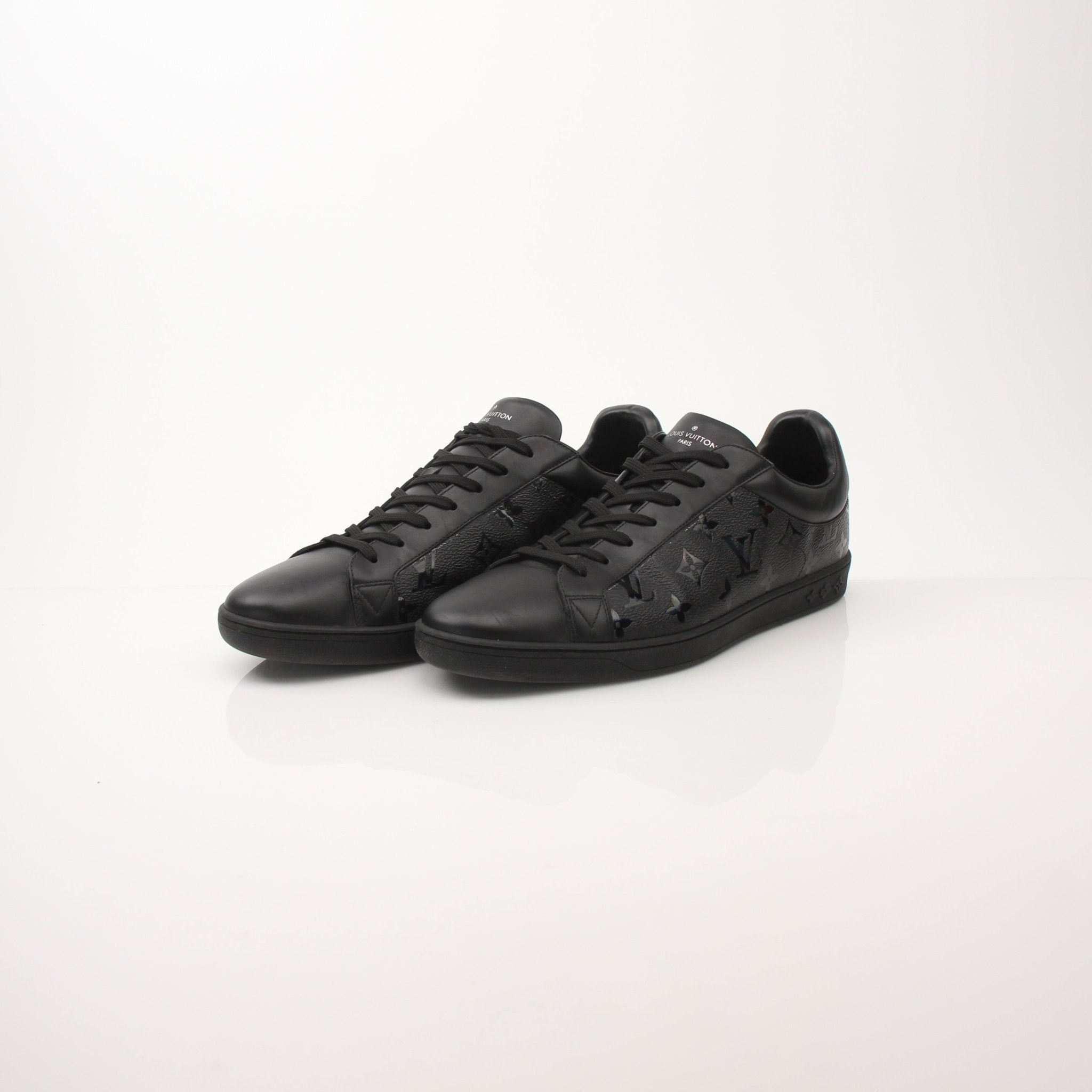 Louis Vuitton Luxembourg sneakers by Gold & Beyond, stylish shoes with detailed design and classic branding visible.