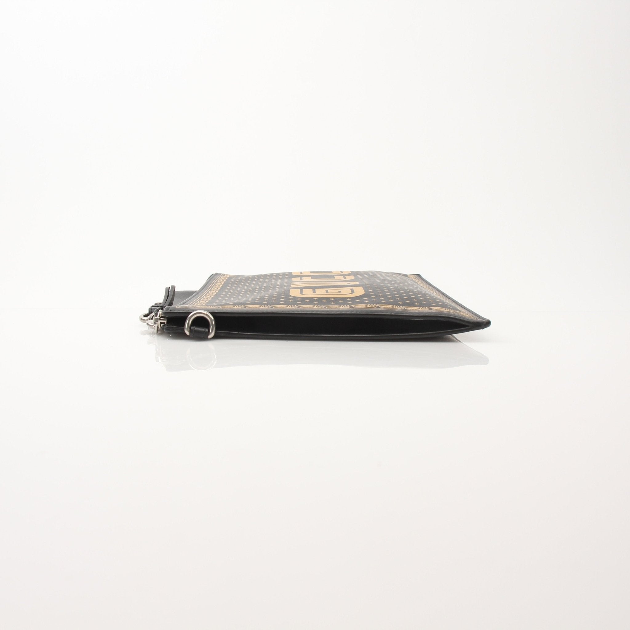 Gucci x SEGA Black Clutch – Gold & Beyond