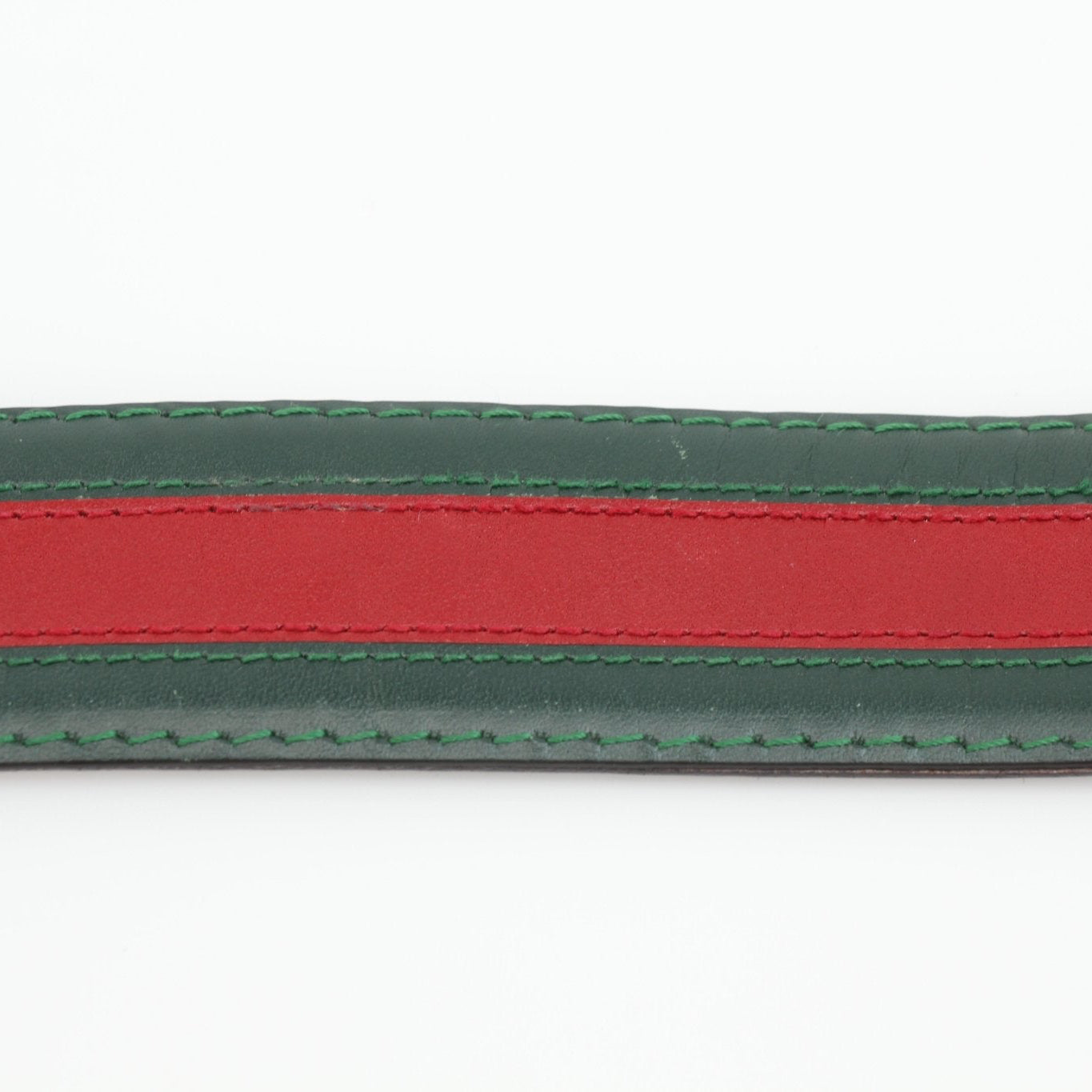 Gucci red and green web belt with gold buckle, stylish accessories for men and women, high-quality designer fashion item