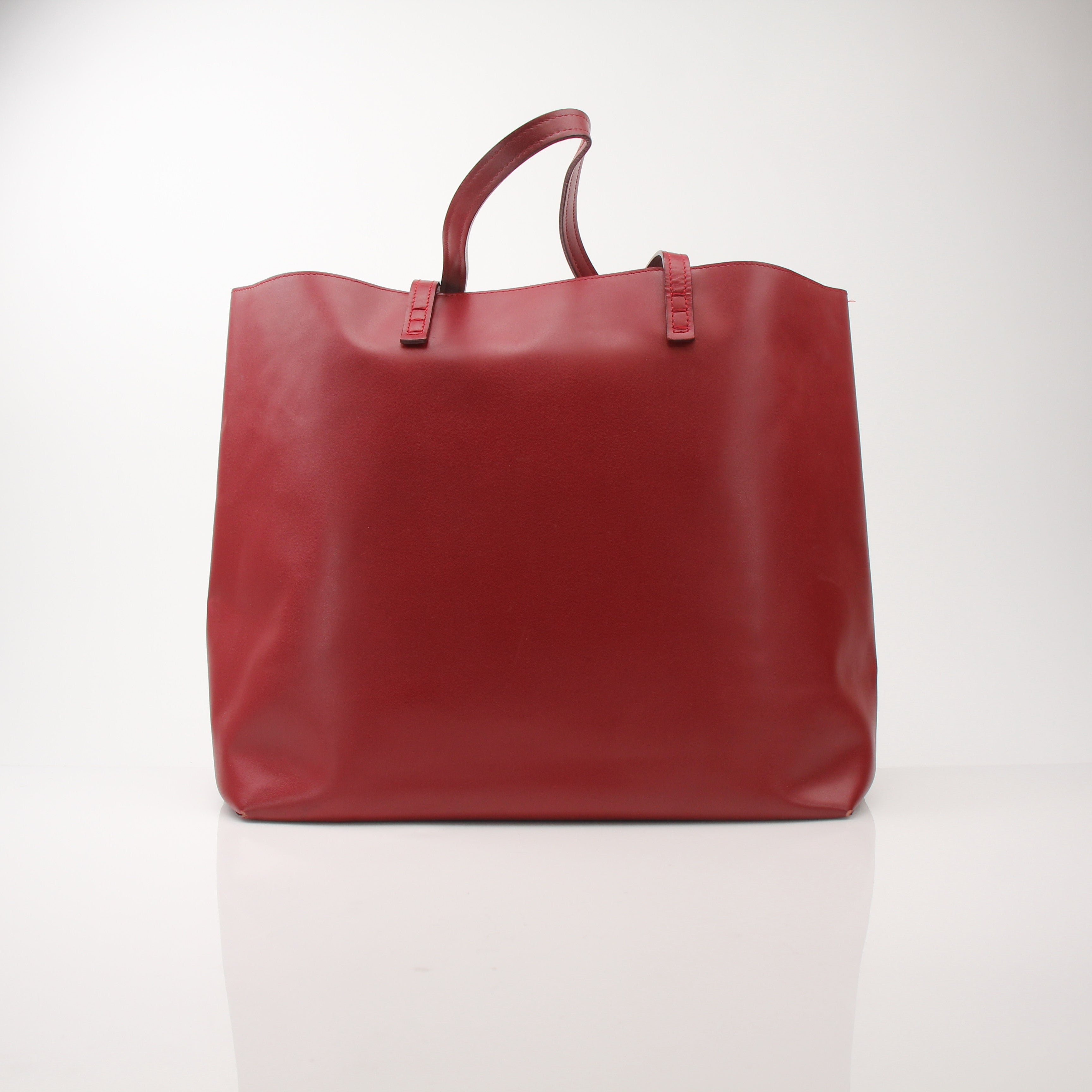 Red Fendi Monster Roll Tote Bag, a stylish handbag featuring bold monster design, from Gold & Beyond.