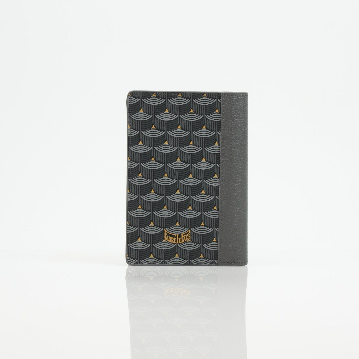 Faure Le Page Scale Canvas Wallet by Gold & Beyond with multiple card slots and a sleek, durable design.