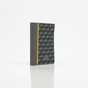Gold & Beyond Faure Le Page Scale Canvas Wallet showing multiple card slots and a sleek design.