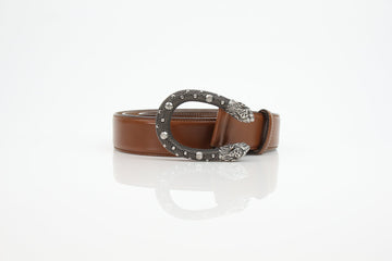 Gucci Dionysus Brown Leather Belt