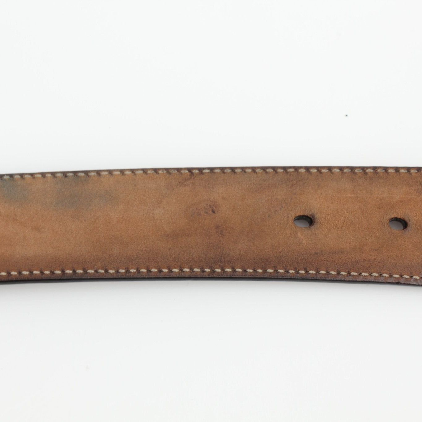 Brown Gucci Dionysus belt with gold-tone hardware, stylish accessories for men's fashion, featuring the iconic designer logo.