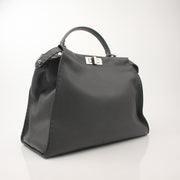 Fendi Large Rigid Leather Selleria Peekaboo Bag