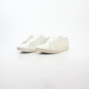 Gold & Beyond Saint Laurent White SL/06 Court Classic Sneakers, stylish white shoes with clean design and subtle branding.