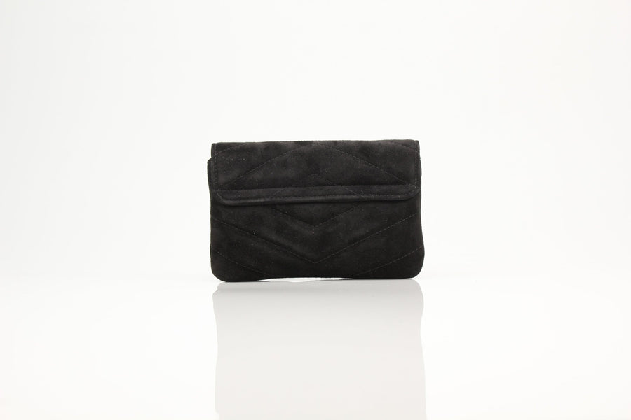 Chanel Paris–Hamburg Suede Wallet
