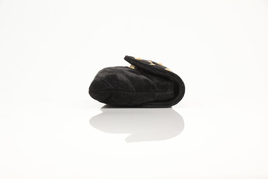 Chanel Paris–Hamburg Suede Wallet