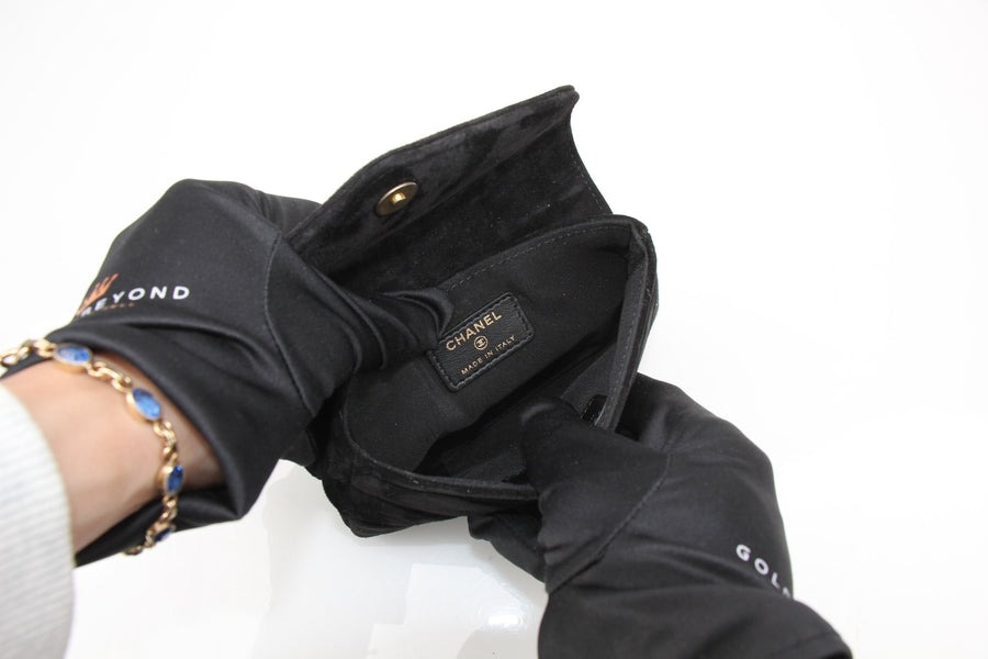 Chanel Paris–Hamburg Suede Wallet