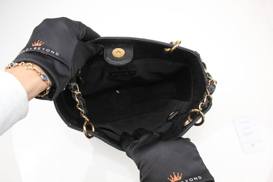 Chanel Black Petit Shopping Bag