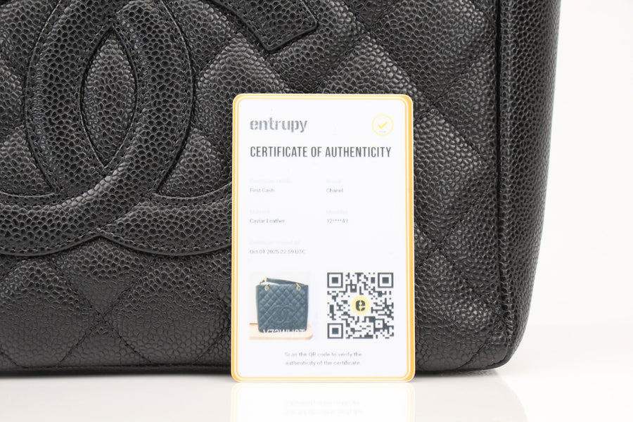 Chanel Black Petit Shopping Bag