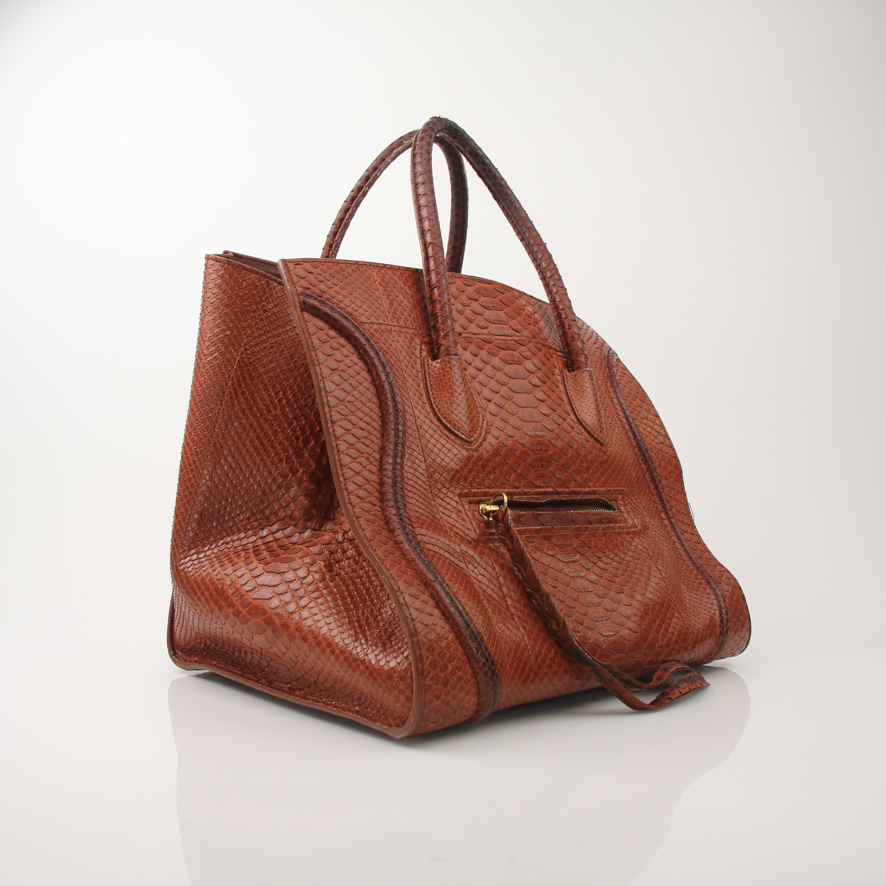 Celine Phantom Brown Python Tote Bag