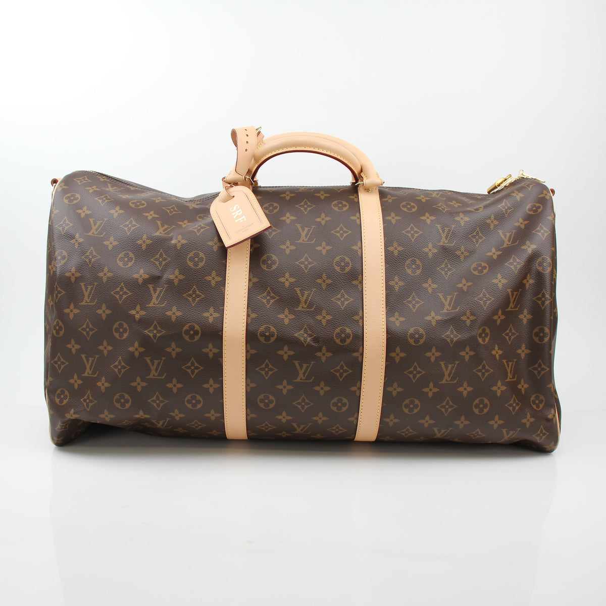 Louis Vuitton Brown Monogram Keepall Bandoulière 60 Duffel Bag