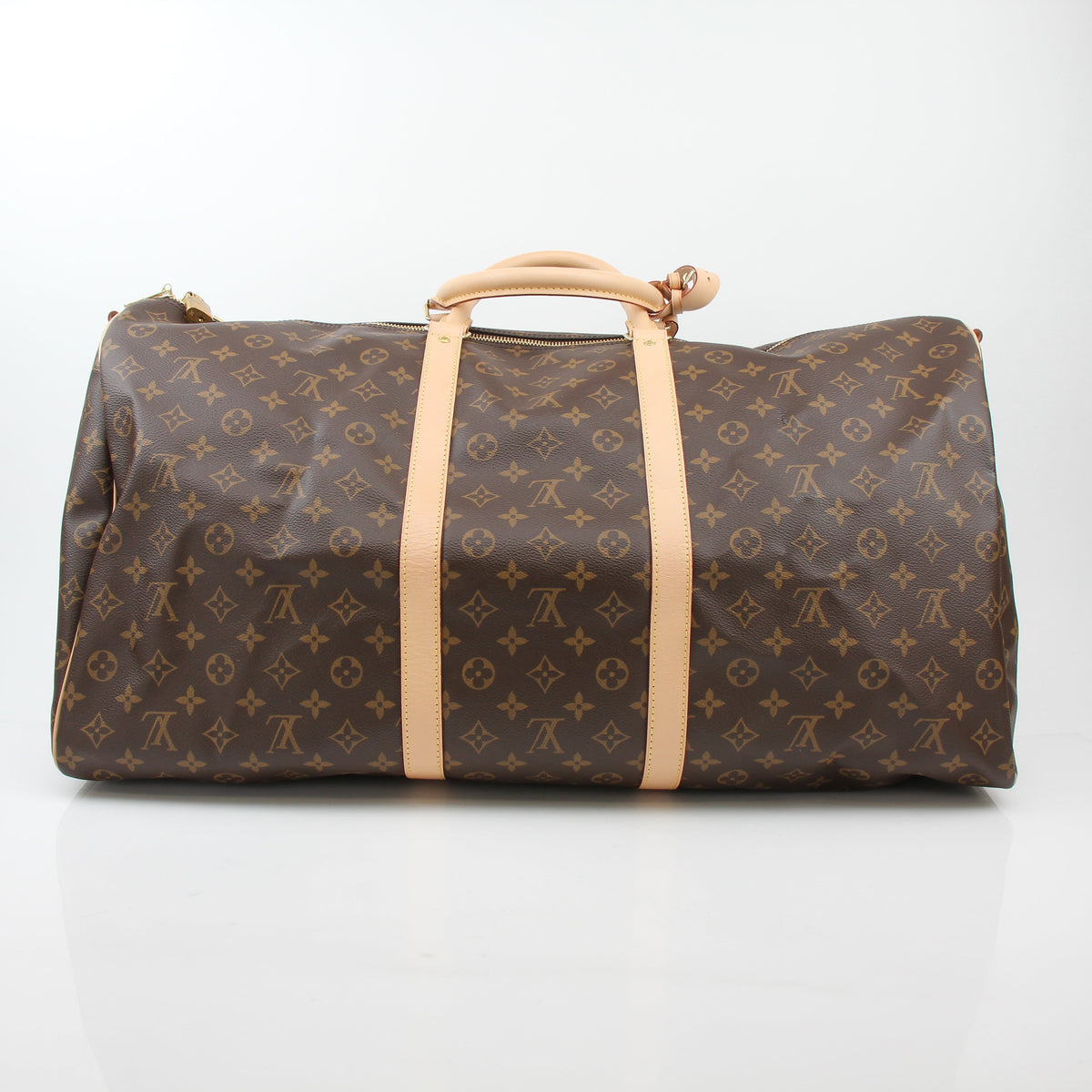Louis Vuitton Brown Monogram Keepall Bandoulière 60 Duffel Bag
