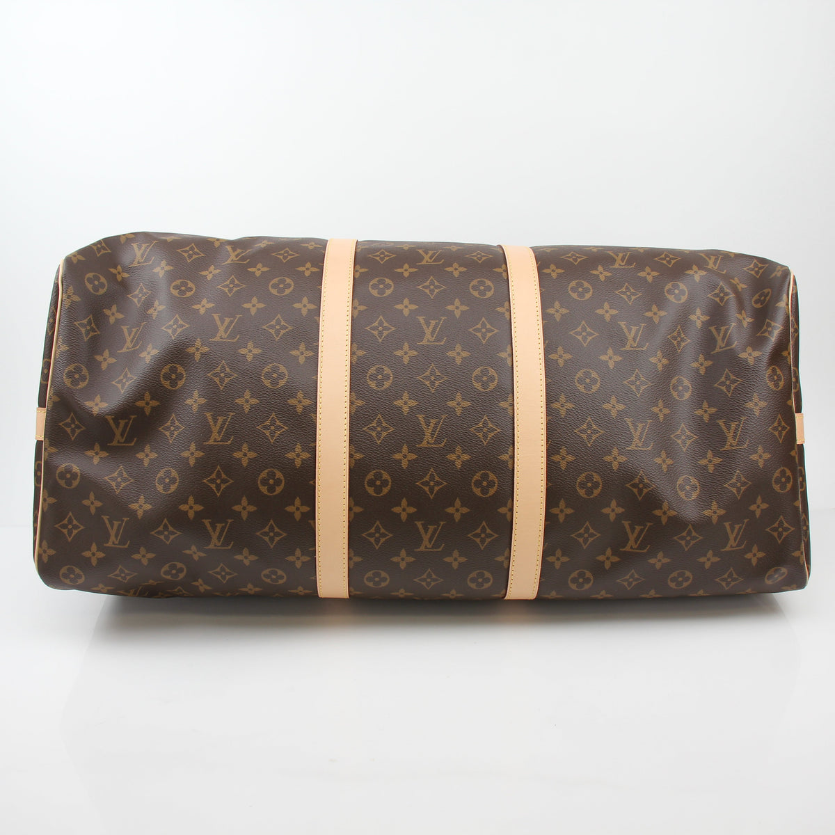 Louis Vuitton Brown Monogram Keepall Bandoulière 60 Duffel Bag
