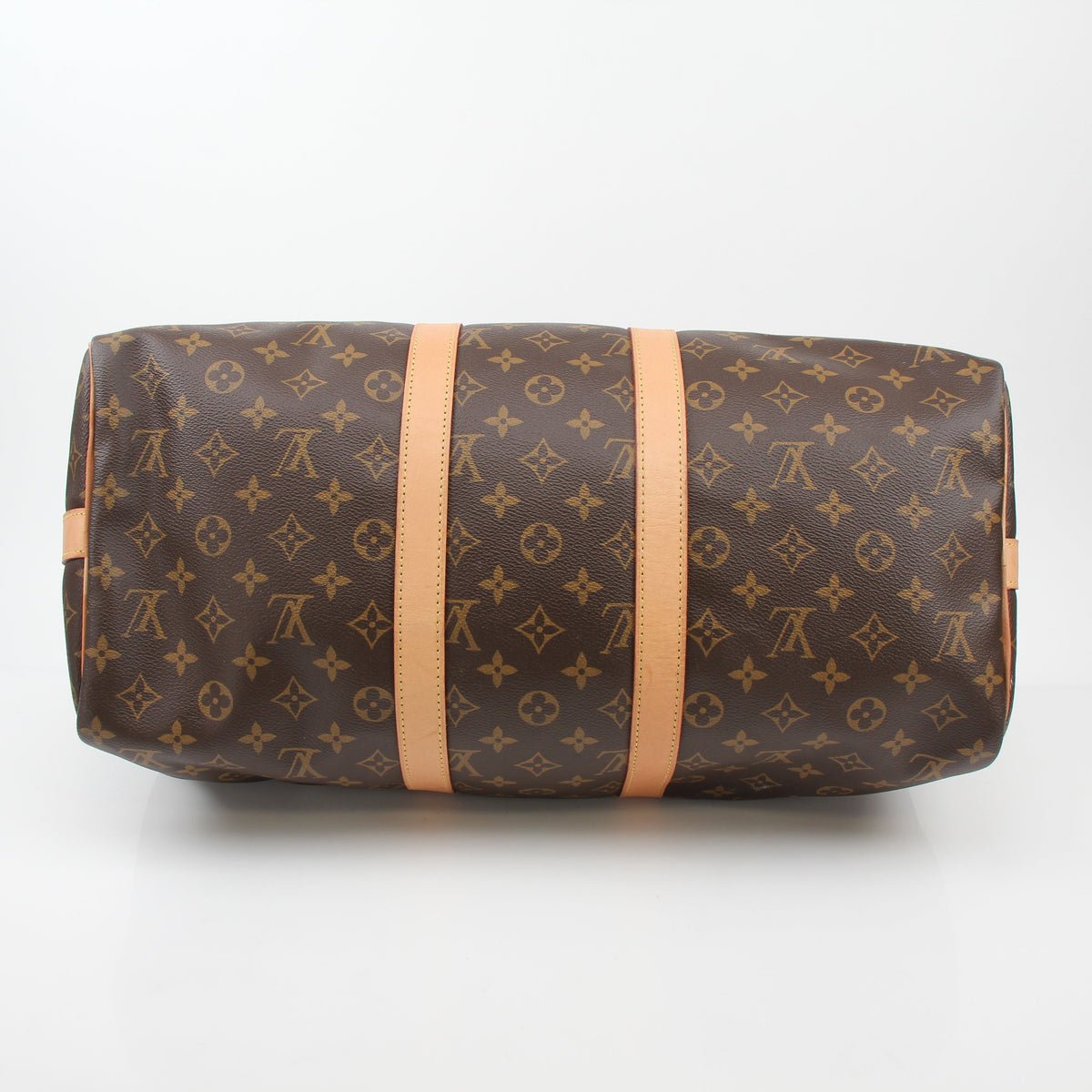 Louis Vuitton Brown Monogram Keepall Bandoulière 45 Duffel Bag