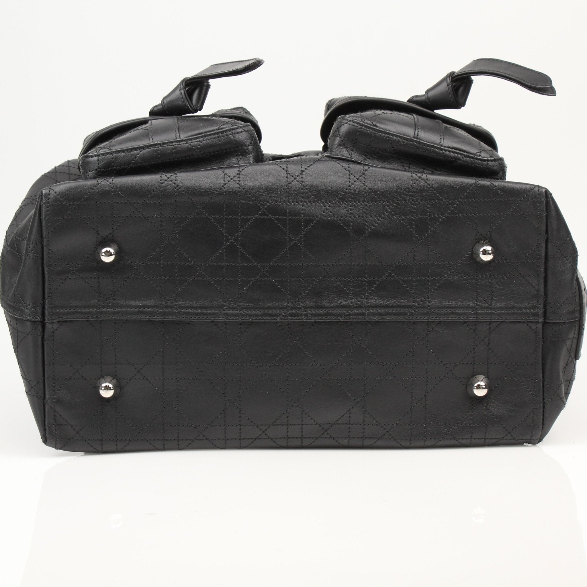 Gold & Beyond Christian Dior Rasta Cannage Tote travel bag with colorful Rasta design and structured Cannage pattern.
