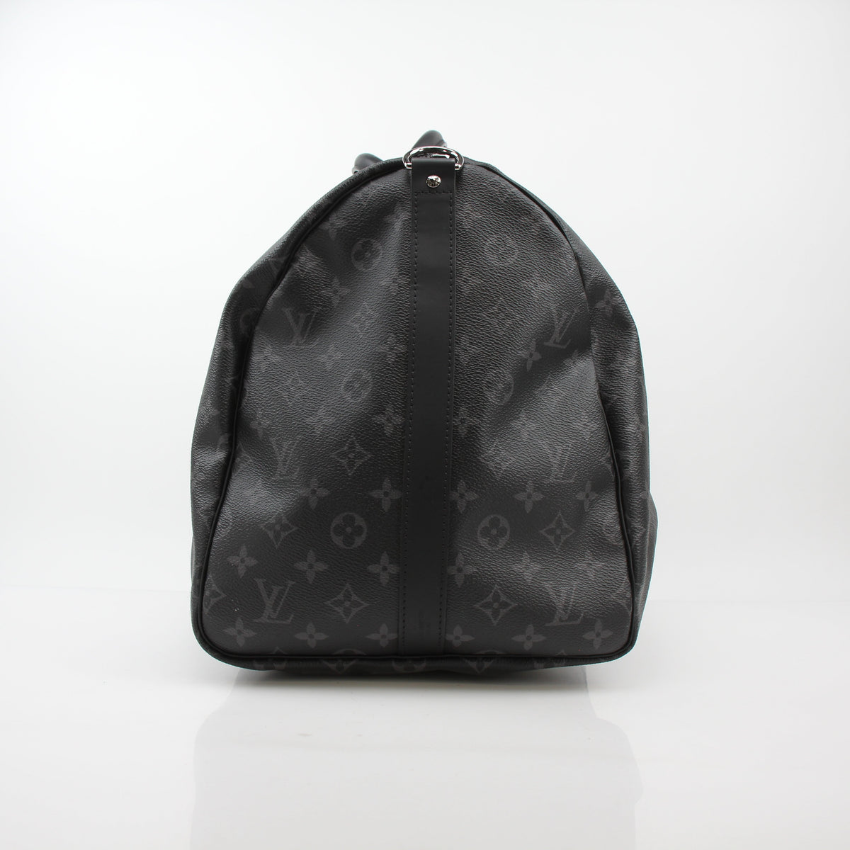 Louis Vuitton Black Monogram Eclipse Keepall Bandoulière 55 Duffel Bag
