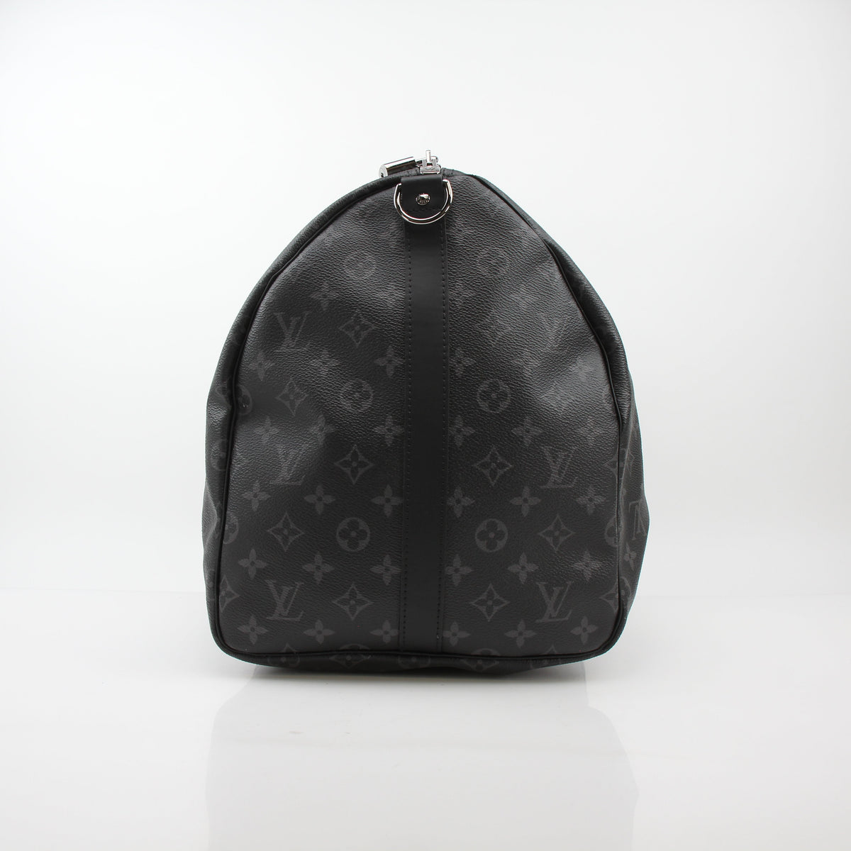 Louis Vuitton Black Monogram Eclipse Keepall Bandoulière 55 Duffel Bag