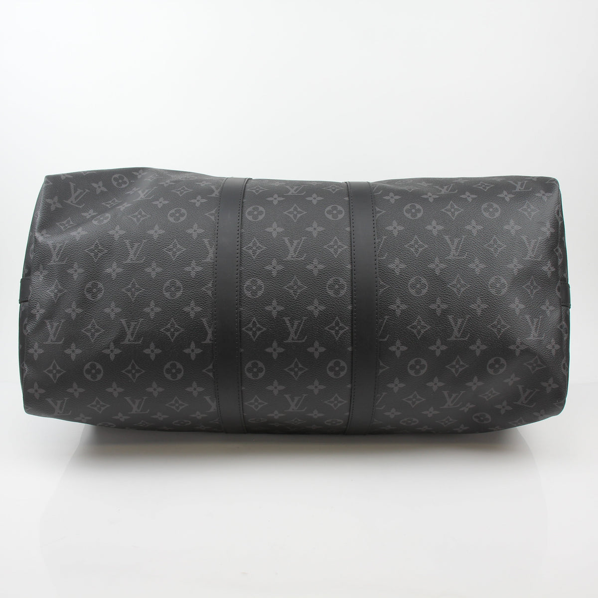 Louis Vuitton Black Monogram Eclipse Keepall Bandoulière 55 Duffel Bag
