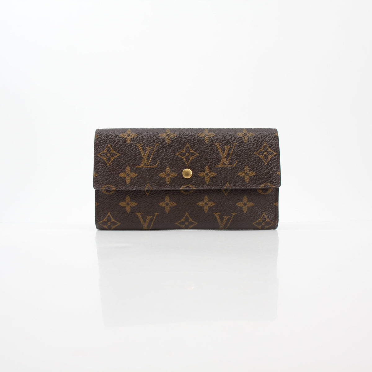 Louis Vuitton Brown Monogram Portefeuille International Wallet
