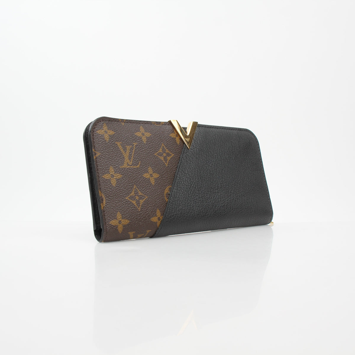 Louis Vuitton Black Monogram Kimono Wallet