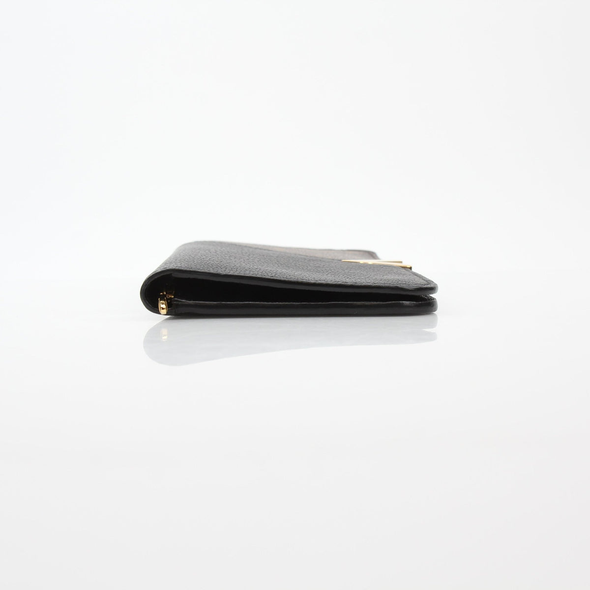 Louis Vuitton Black Monogram Kimono Wallet by Gold & Beyond, featuring a sleek design with iconic monogram pattern and multiple card slots.