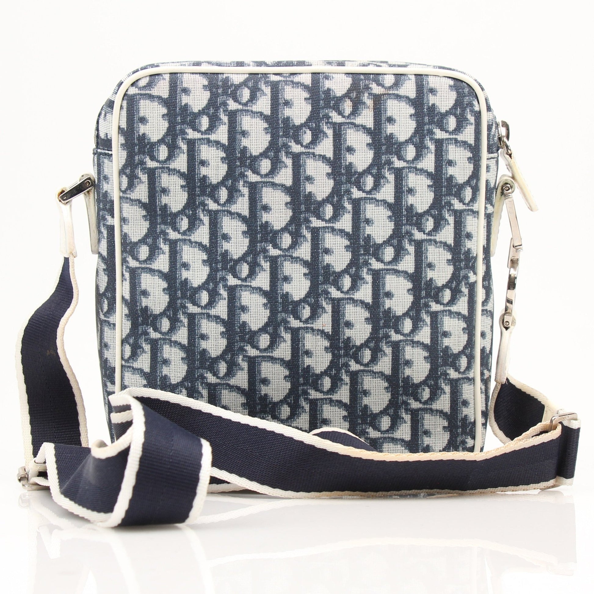 Christian Dior Diorissimo Messenger Bag handbag with gold hardware, featuring a sleek design and Dior branding.